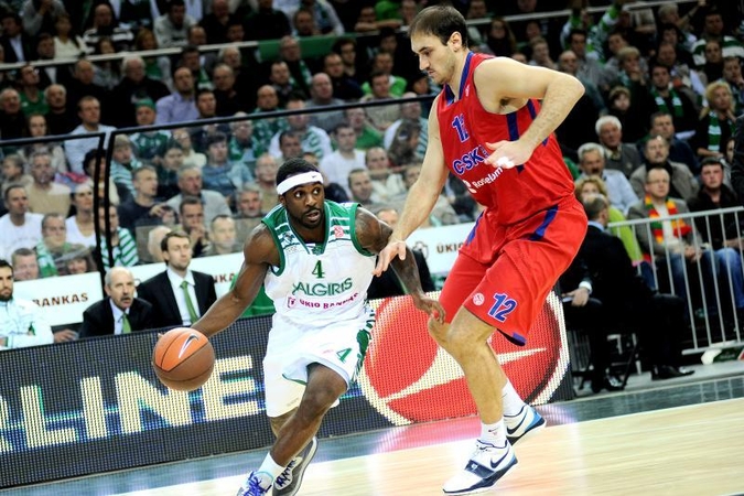 Žalgiriečiams taip ir nepavyko pavyti CSKA (74:87)