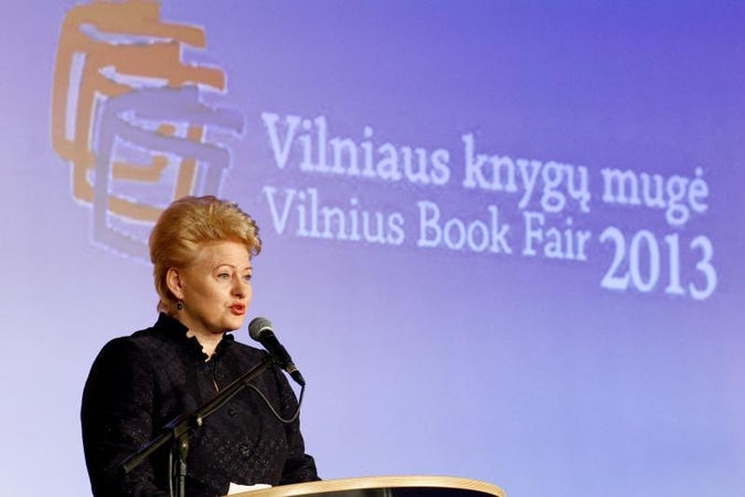 Prezidentė: lietuviai – skaitanti ir kūrybinga tauta