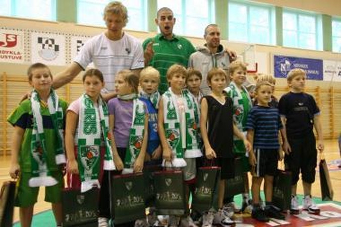 Žalgiriečiai surengė krepšinio šventę Nidoje