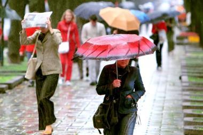 Orai Kaune: savaitė bus lietinga, bet šilta