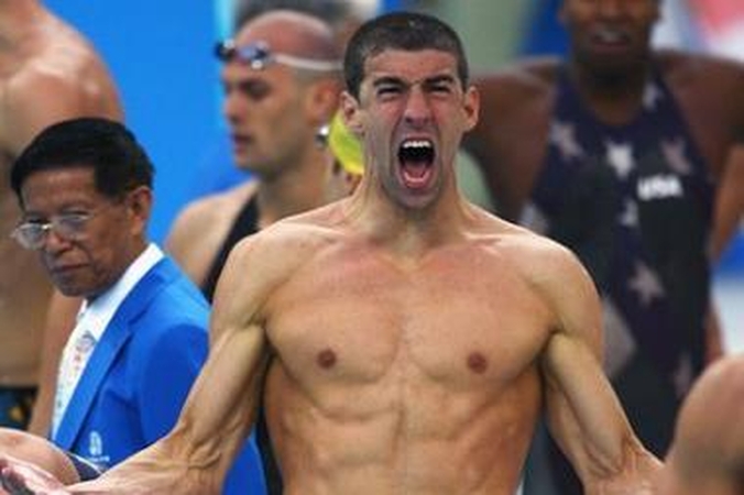 Michaelas Phelpsas baseinuose demonstravo vis naujas žmogaus galimybes