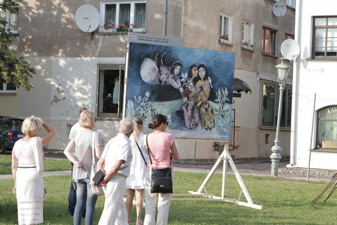 Švenčiančios Klaipėdos skvere – tarptautinė lauko tapybos paroda