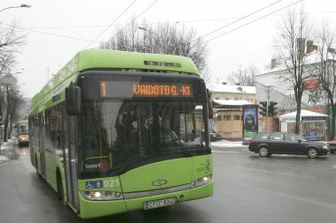 Keleivinio transporto eismas Kūčių vakarą  