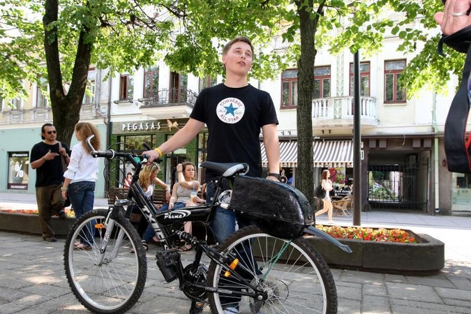 Kaip kaunietis dviratį patobulino 
