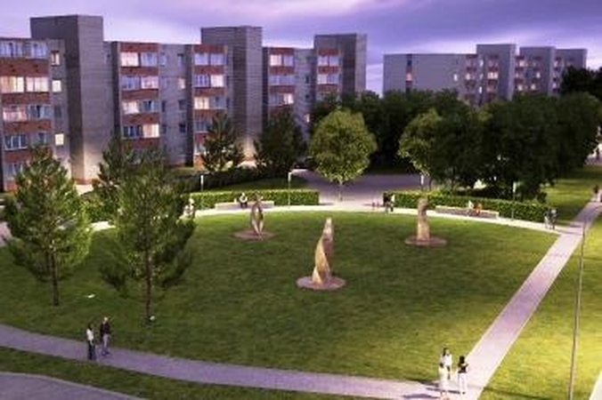 Šiaurės miestelyje sodins parką