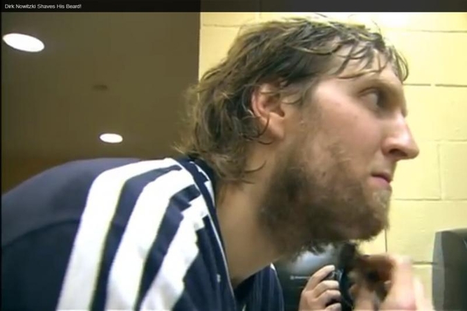 Palengvėjimas: D. Nowitzki pagaliau leido sau nusiskusti (komentaras)