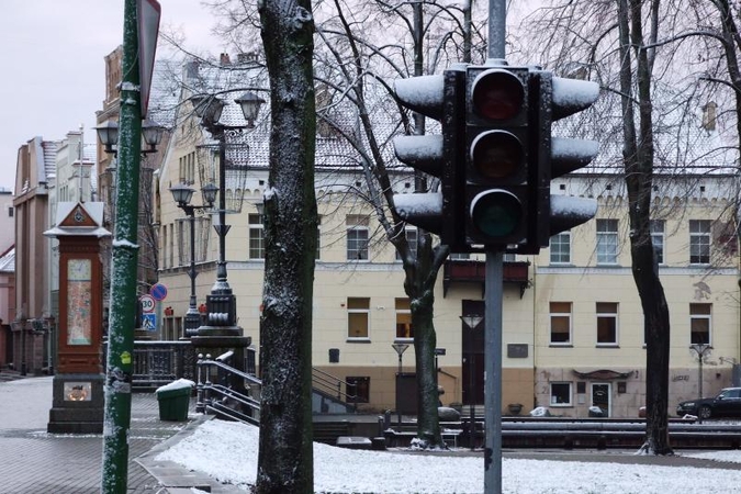 Klaipėdos centre vis dažniau genda šviesoforai