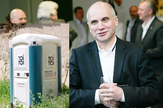 V.Romanovas prašo įrengti tualetą “Lietuvos ryto” žurnalistams