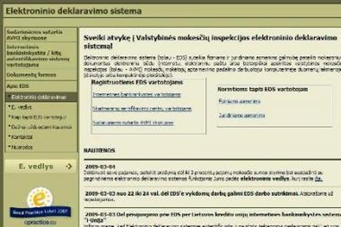 VMI: elektroninis pajamų deklaravimas vyksta sklandžiau