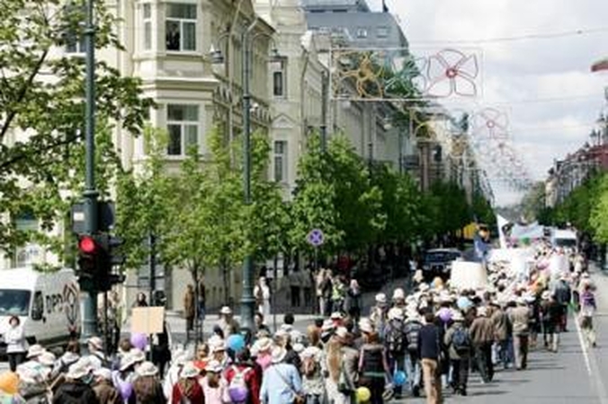 Gedimino prospektas: baikeriams - ne, profsąjungoms - taip