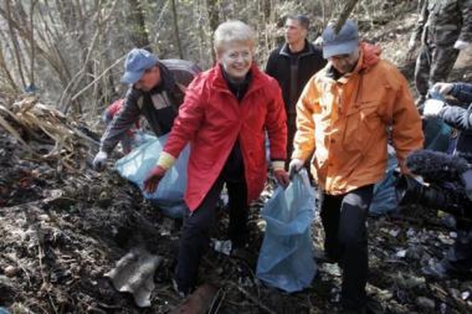 Lietuvos šiukšlynus kuopė ir D.Grybauskaitė
