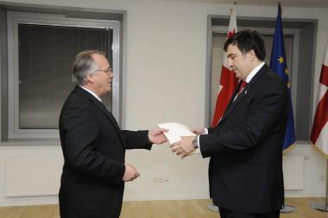 M.Laurinkus ambasadoriaus Gruzijoje