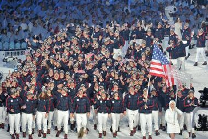 Tris aukso apdovanojimus per dieną pelnę amerikiečiai lyderiauja medalių įskaitoje