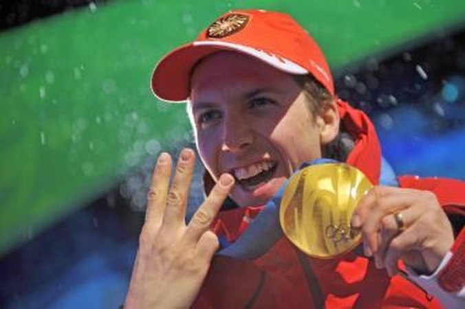Pirmąjį aukso medalį iškovojo šveicaras