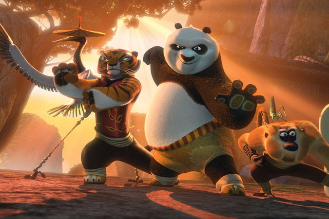 Aktoriaus J.Blacko vaikai nesupranta, kodėl panda kalba tėčio balsu
