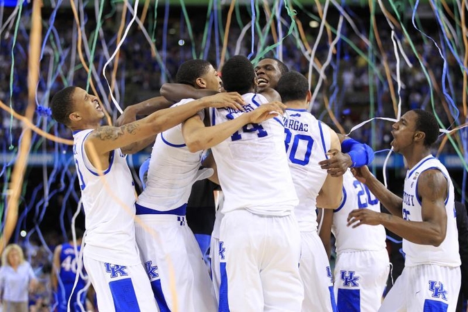 NCAA čempionais tapo Kentukio krepšininkai