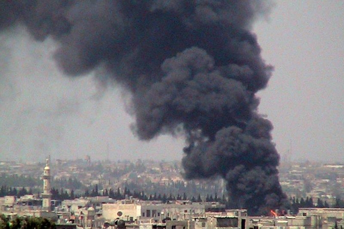 Sirijos armija Alepe bombarduoja sukilėlių kontroliuojamą rajoną
