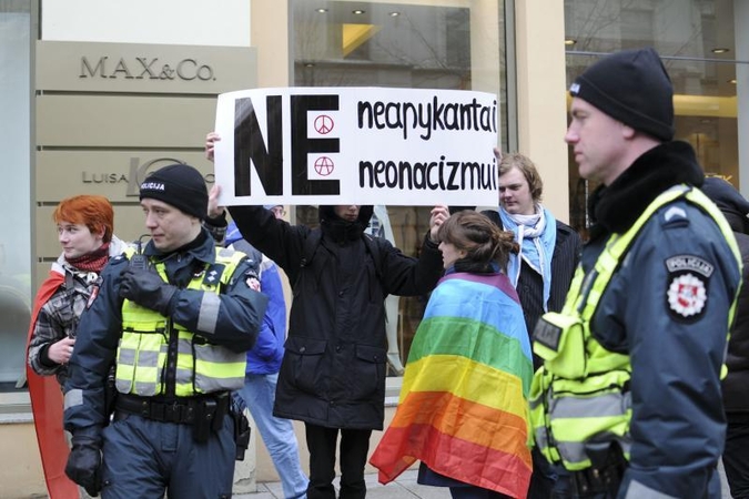 Policija: rengti gėjų eitynes Gedimino prospekte būtų rizikinga