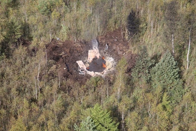 Orlaivį pilotai stengėsi nukreipti į negyvenamą vietovę