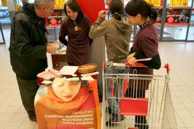 „Maisto bankui“ aukoja, bet ne taip dosniai