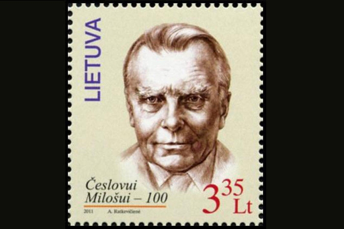 Pašto ženklas – Česlovo Milošo garbei