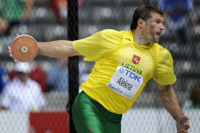V.Alekna Vilniuje diską numetė 65,72 m  