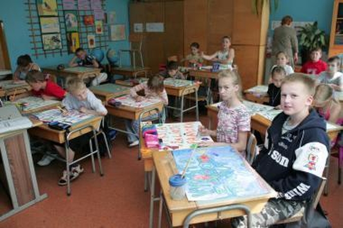 Šaltukas uostamiečio mokinių neišgąsdino