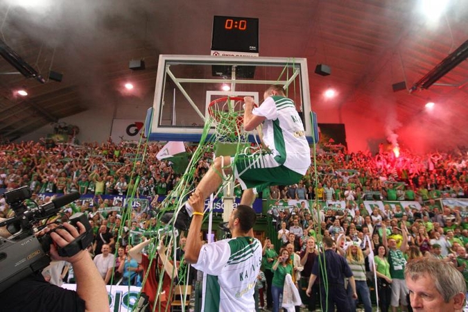 Triumfas: "Žalgiris" 13-ąjį kartą tapo LKL čempionu