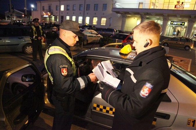 Per savaitę užfiksuota 113 taksi pažeidimų