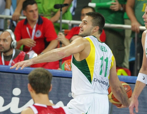 Geriausias šalies krepšininkas L.Kleiza: burtai mums visai palankūs