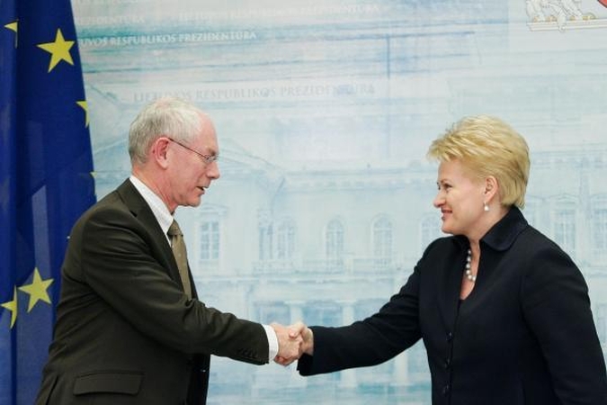 Į Lietuvą turėtų atvykti ES vadovas H.Van Rompuy