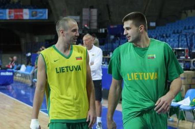 Treniruočių salę lietuviai išsinuomojo patys
