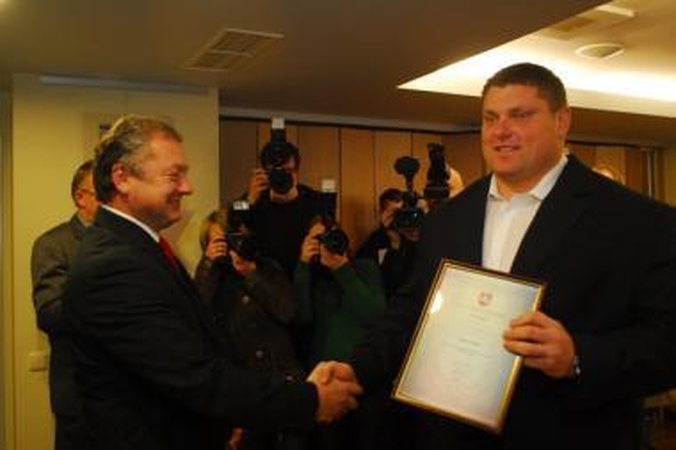 Pagerbtas didžiulis sportininkų ir trenerių būrys