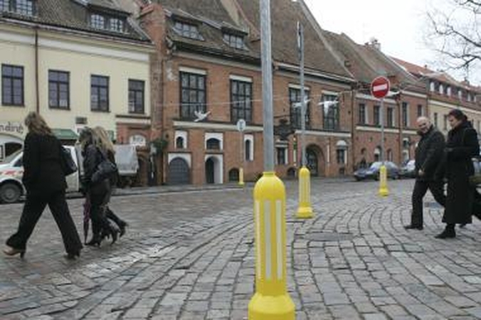Per Rotušės aikštę tranzitu važiuoti nebeleis