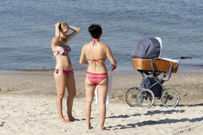 Kauno paplūdimiuose maudytis galima, trūksta tik geresnio oro