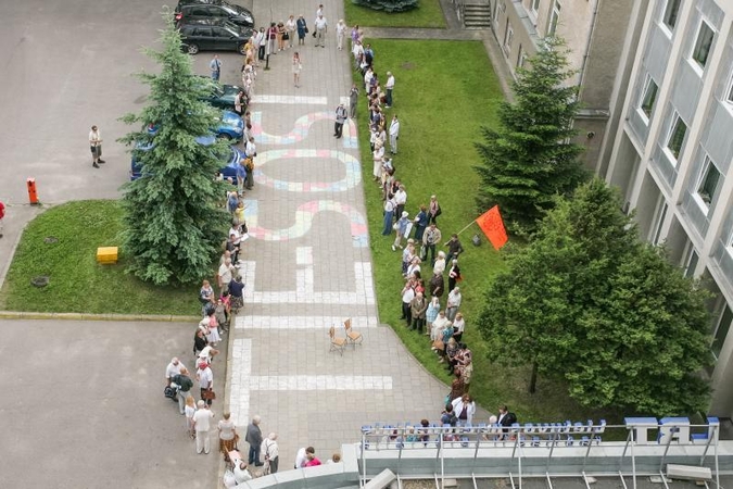 Protestuotojai reikalavo, kad LRT vadovai pasitrauktų iš postų