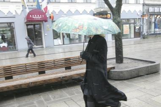 Orai Kaune: atvės, lis, gali kristi šlapdriba