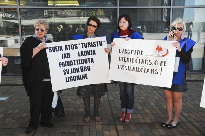 Antakalnio ligoninės nuomos klausimas taryboje žlugo