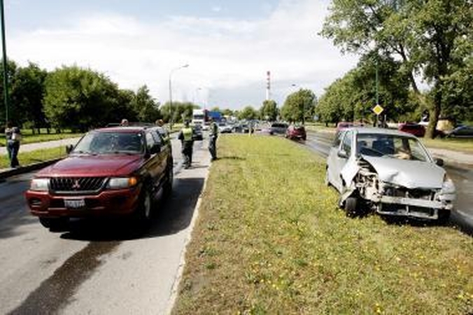 Klaipėdoje į avariją pateko keturios mašinos