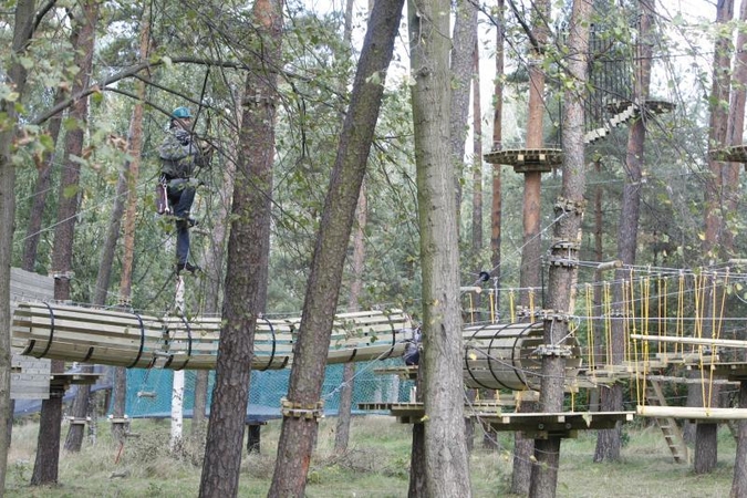 Klaipėdos laipynių parko trasos netrukus bus atidarytos