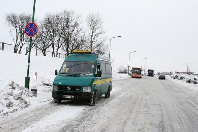 Nukirpti mikroautobusų maršrutai