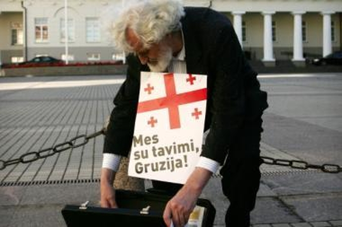 Pasirinkimas: kad ir kas būtų nustatyta dėl karo pradžios, Lietuva vis tiek liks Gruzijos pusėje.