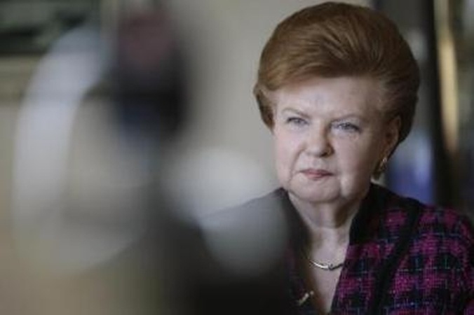 Kandidatė: buvusi Latvijos lyderė ragina ES politikus nesivadovauti ribotu požiūriu, kad pirmas Bendrijos prezidentas turi būti vyras.