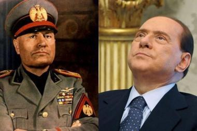 Žymiausi Italijos eržilai – B.Mussolini ir S.Berlusconi