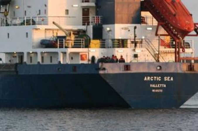 Žinia: pasak "Jūrų biuletenio" redaktoriaus M.Vojtenkos, dingęs laivas "Arctic Sea" buvo užfiksuotas Biskajos įlankoje (žemėlapyje pažymėta geltonai).
