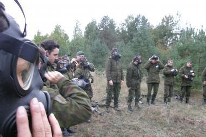 Žurnalistai ragavo kareivių duonos
