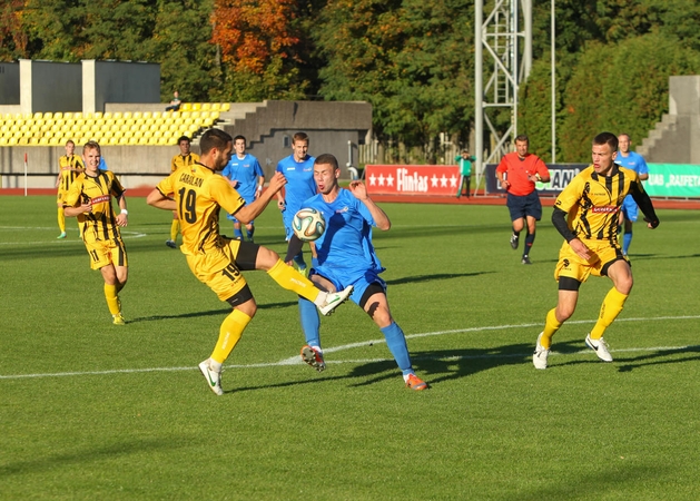 Staigmena: Kauno "Spyris" iš LFF taurės turnyro išspyrė "Šiaulių" futbolininkus