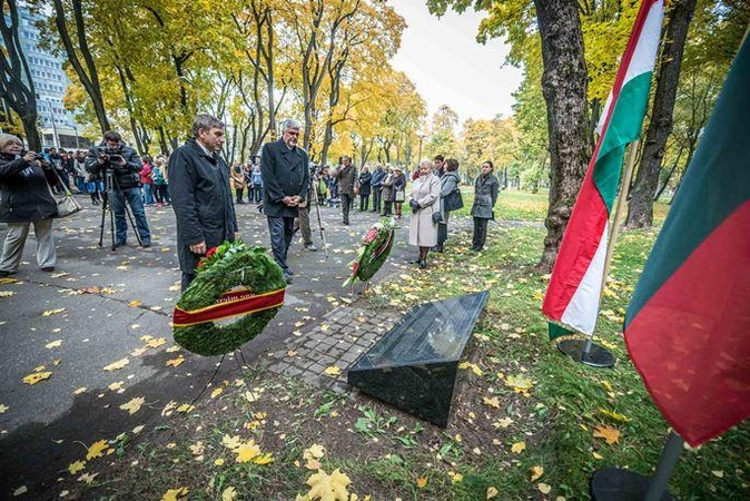 Paminėtos Vengrijos revoliucijos metinės