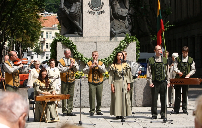 Kaune aidint dainoms prisimintas Žalgirio mūšis