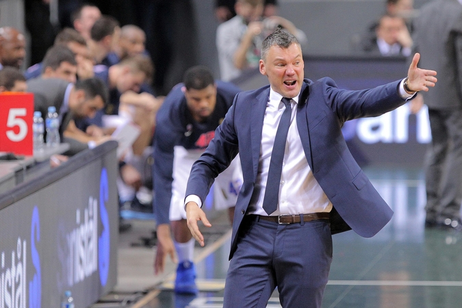 Emocingas Š. Jasikevičiaus sveikinimas po pergalės prieš CSKA